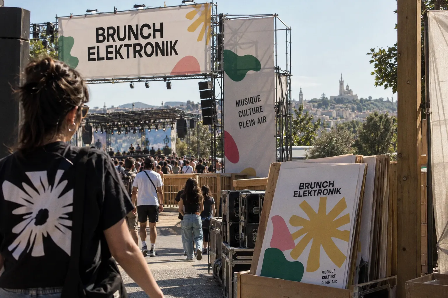 Comment le studio THRU a réinventé l'identité visuelle du Brunch Electronik Festival