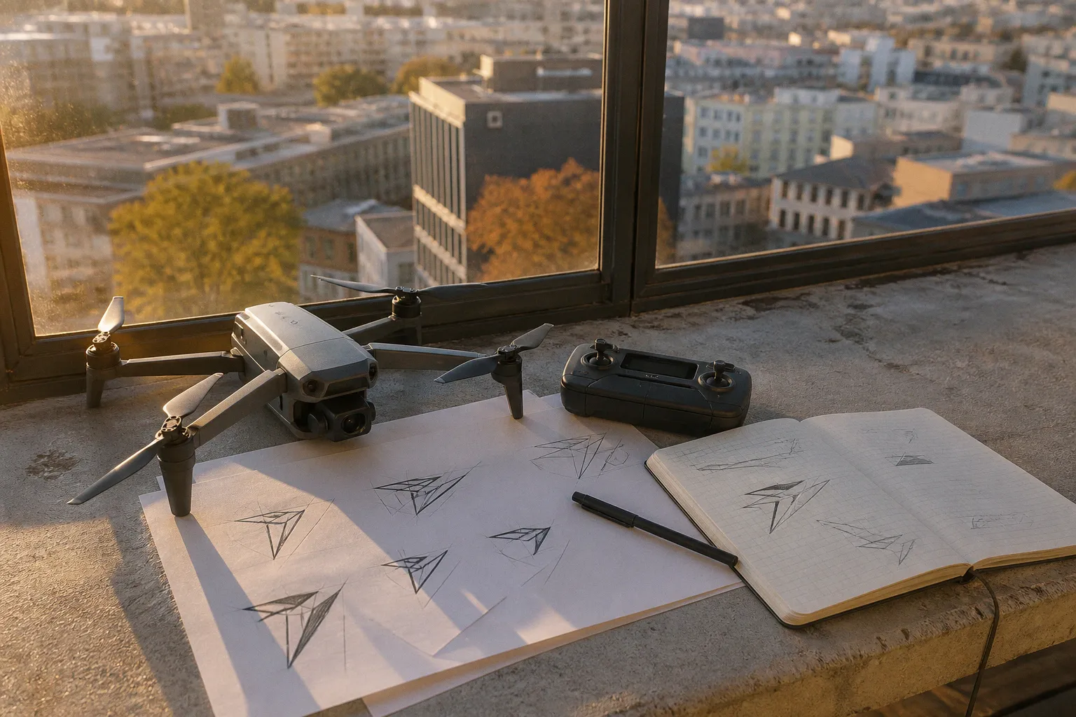 Identité visuelle de DroneForce : l'approche stratégique de l'agence Condensed