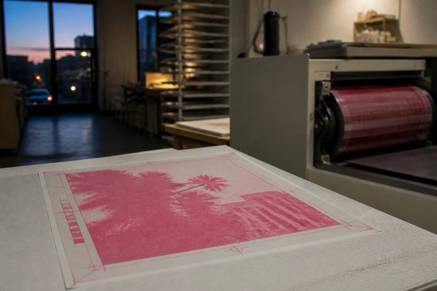 Impression risographie : plan de séparation des couleurs