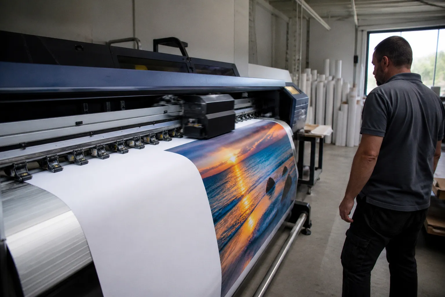 Kakemono : du fichier de travail au roll-up final