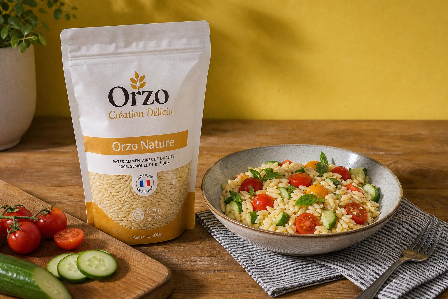 L'art de créer une identité visuelle cohérente pour la gamme Orzo de Création Délicia