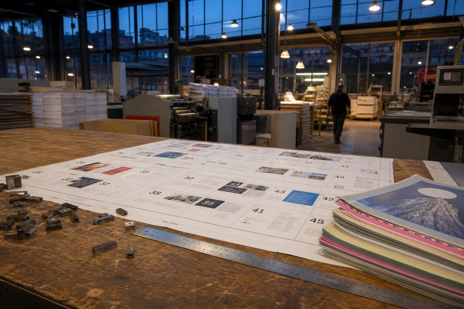 Mise en page éditoriale : du chemin de fer à l'impression