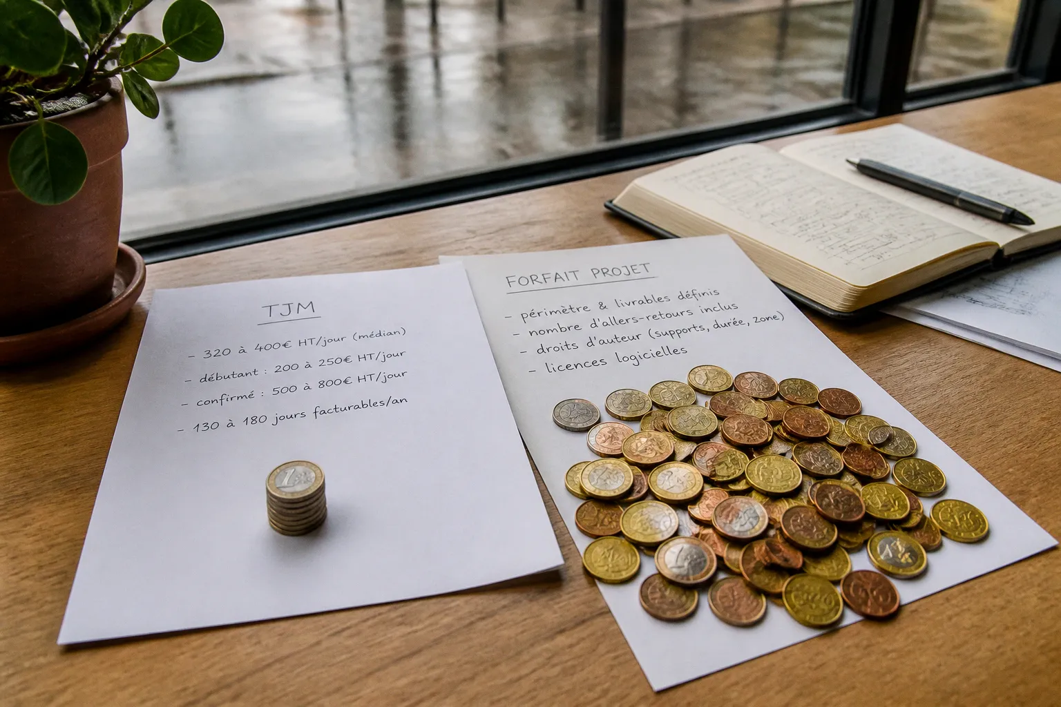 Taux journalier ou forfait : quelle tarification choisir ?