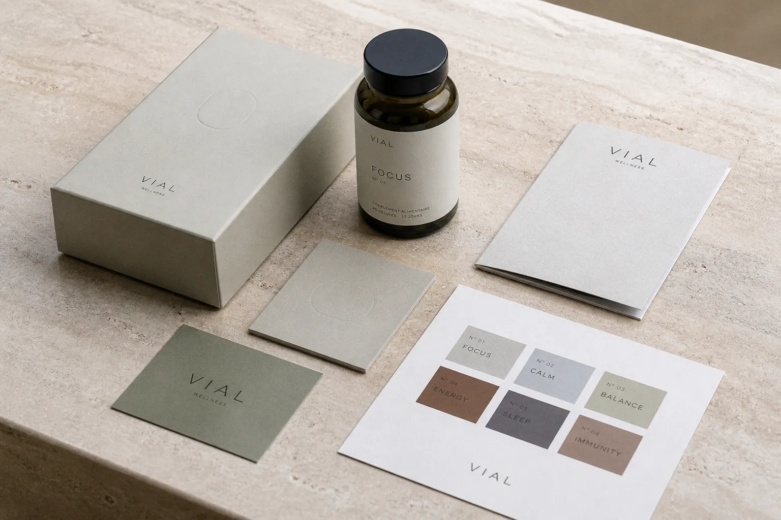 Vial : concevoir une identité visuelle modulaire pour le secteur du bien-être